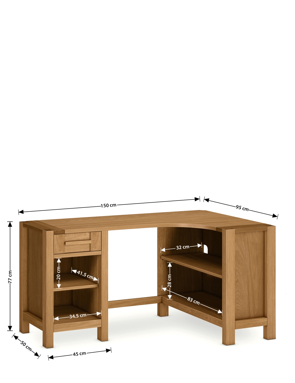 Sonoma corner store desk