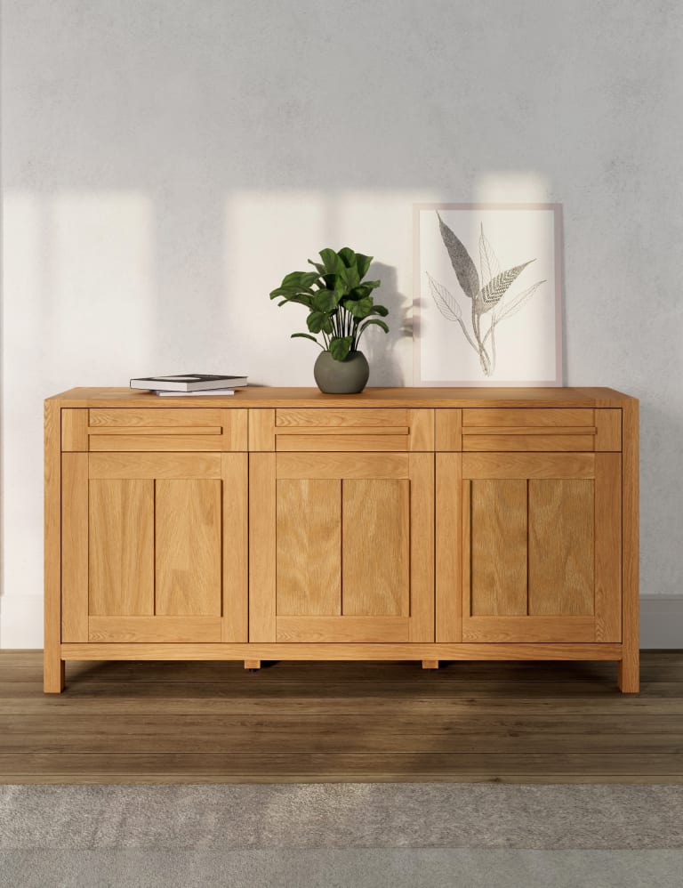 B and m online oak sideboard