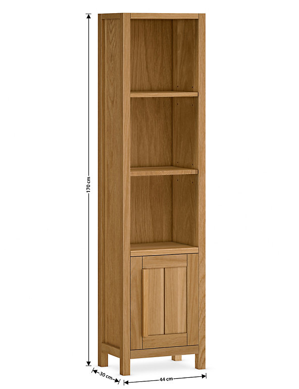 Sonoma Narrow Bookcase M S, Tall Narrow Bookcase 30cm Deep