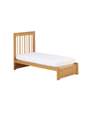 light oak cot bed