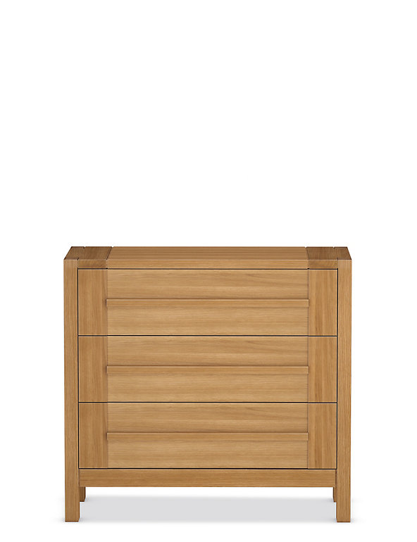 Sonoma Narrow 3 Drawer Chest M S, Sonoma Oak Dresser