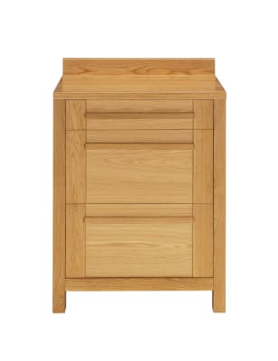 Sonoma Light 70cm Kitchen 3 Drawer Base Unit M S
