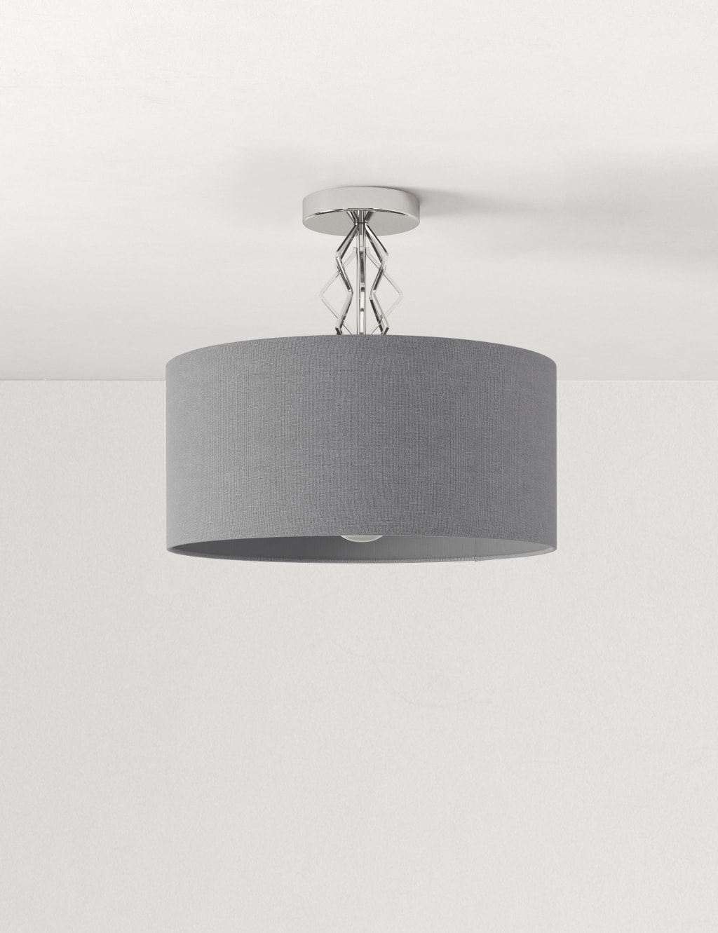 Grey ceiling store light fitting
