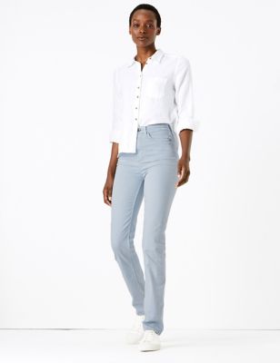 Sophia High Waisted Straight Leg Jeans, M&S Collection