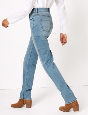 marks and spencer classic straight leg jeans