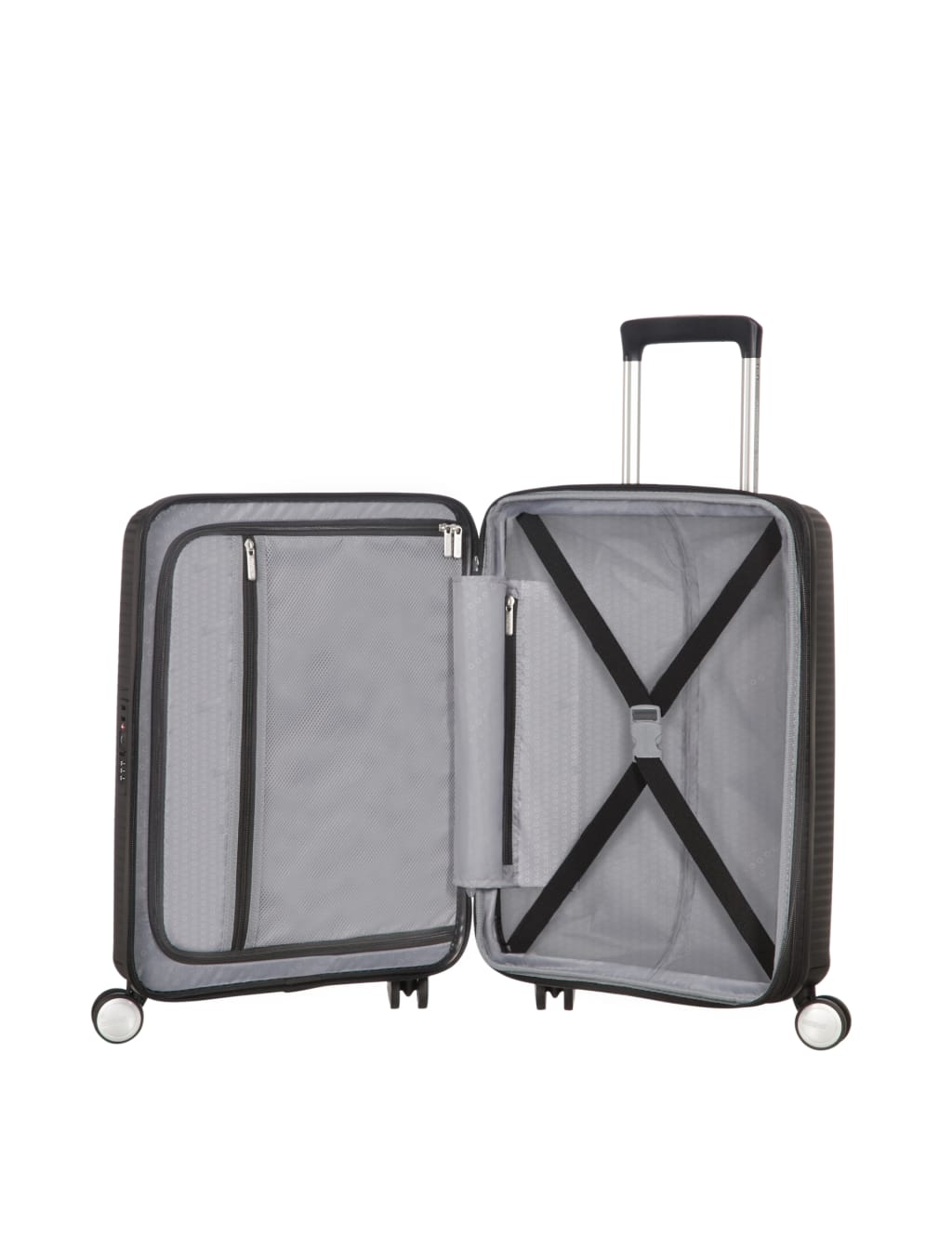 Soundbox 4 Wheel Hard Shell Cabin Suitcase American Tourister M&S