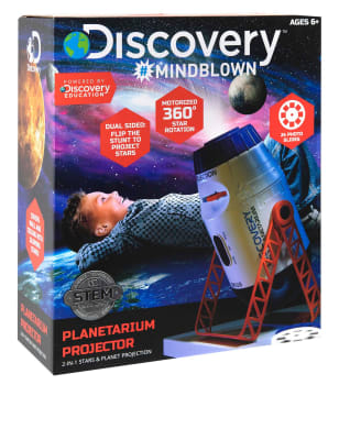 discovery mindblown toy telescope with tripod