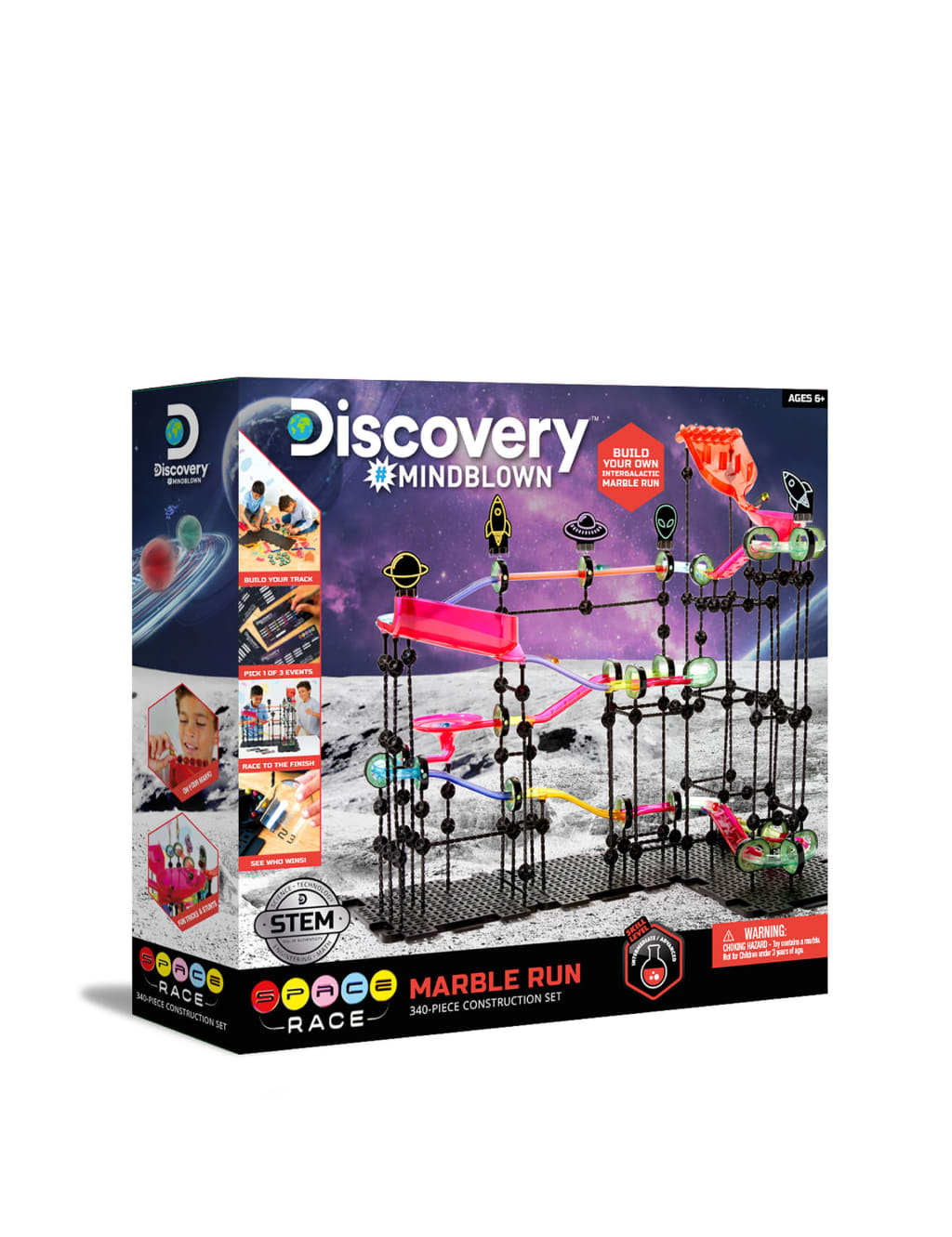Discovery mindblown lunar marble run top