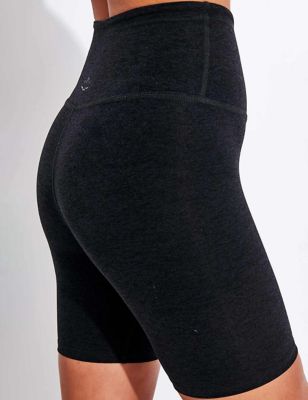 speerise Women 8 High Waisted Spandex Tummy Control Yoga Biker Shorts with  Pockets