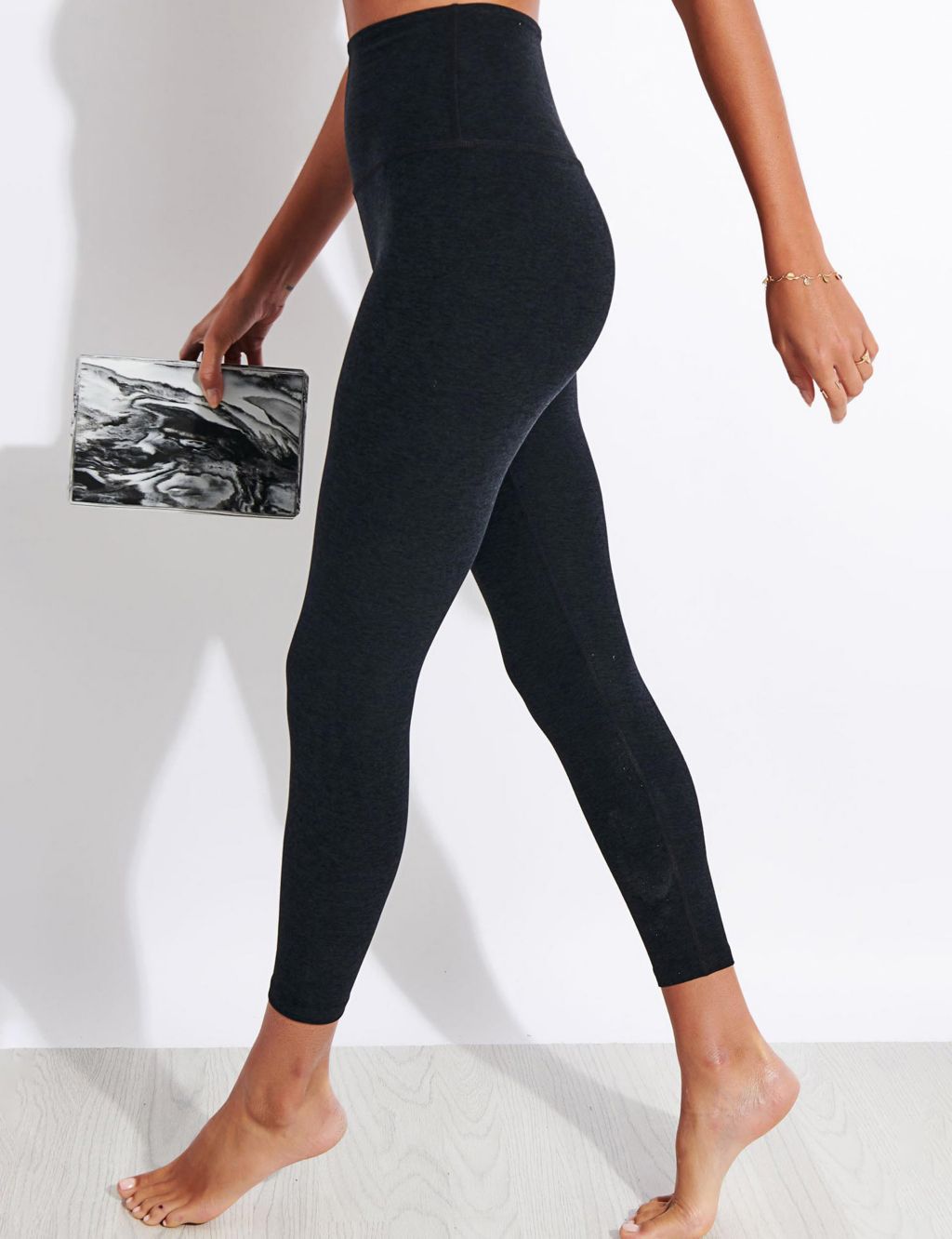NEW BEYOND YOGA LEGGING TRY ON REVIEW / SPACEDYE CAUGHT IN THE MIDI HIGH  WAISTED LEGGING HAUL 