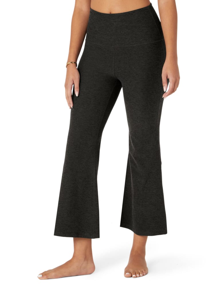 Flare capri yoga pants top