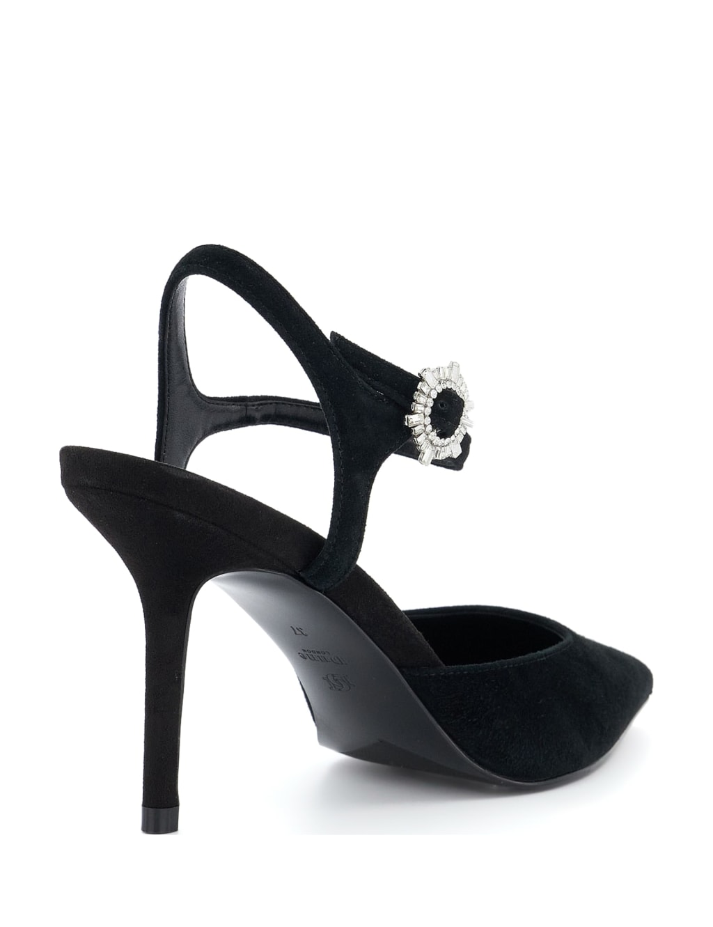 Sparkle Ankle Strap Stiletto Court Shoes Dune London M&S