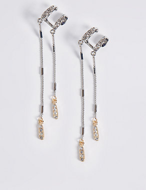 Sparkle Drop Earrings Image 2 of 3