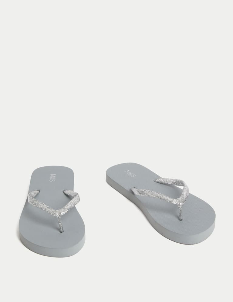 Sparkle Flat Flip Flops