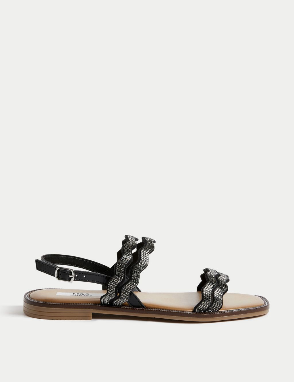 Sparkle Flat Sandals | M&S Collection | M&S