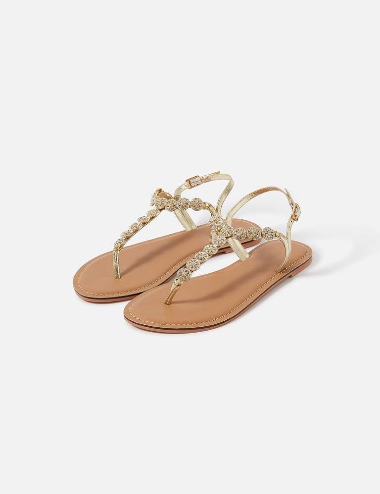 Sparkle thong on sale sandals