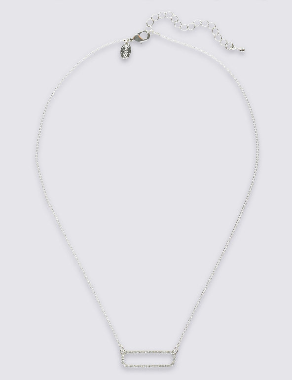 Sparkle Geometric Pendant Necklace Image 1 of 1