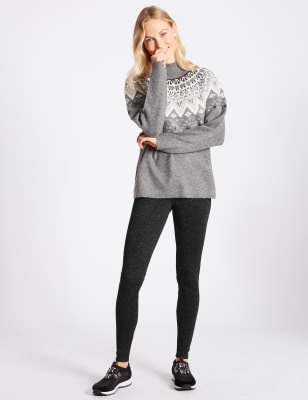 Grey shop sparkle leggings