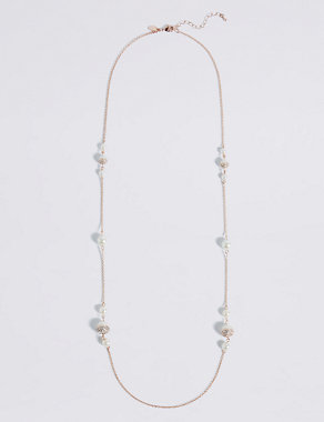 Sparkle Pearl Necklace Image 2 of 3