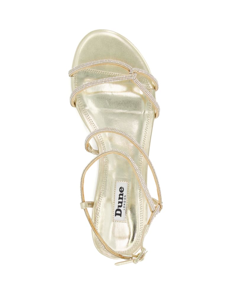 M&s gold sandals store