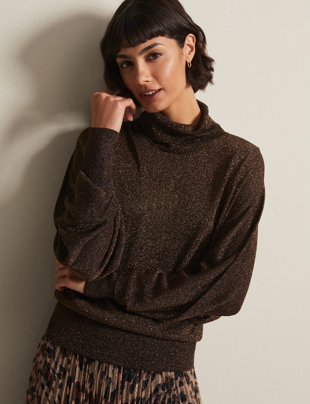 Sparkly 2025 polo neck