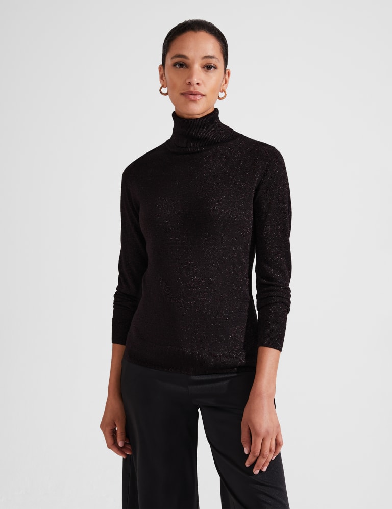 Sparkly roll neck on sale