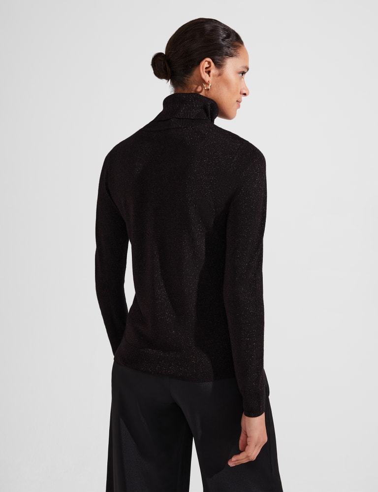 Sparkly Roll Neck Jumper HOBBS M S