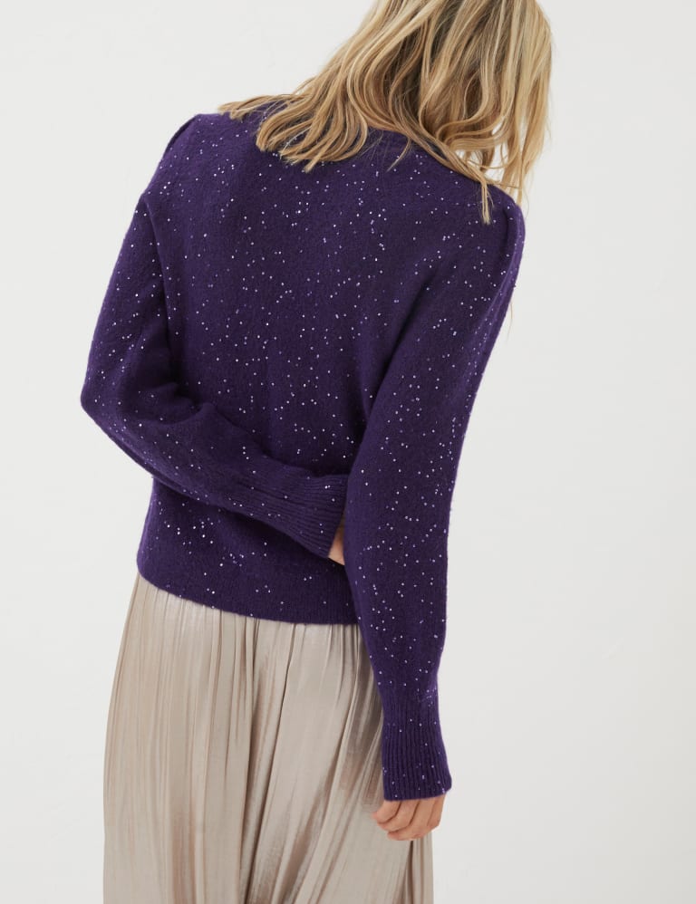 Sparkly Sequin Crew Neck Jumper 3 of 6