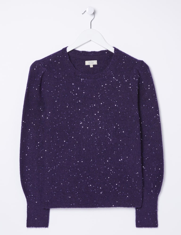 Sparkly Sequin Crew Neck Jumper 2 of 6