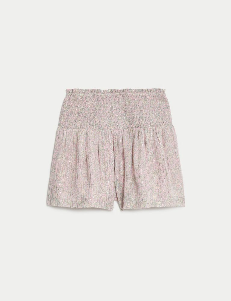 Sparkly Shirred Shorts (6-16 Yrs) 2 of 5