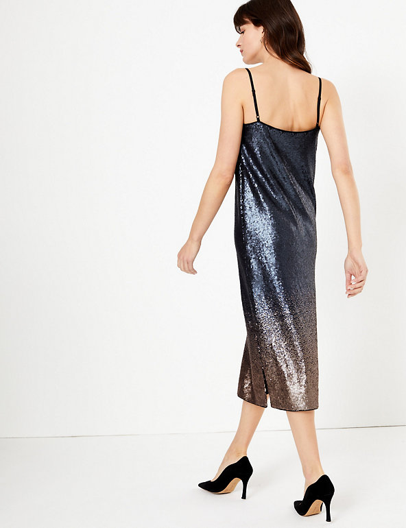 Sparkly Slip Midi Dress | M☀S ...