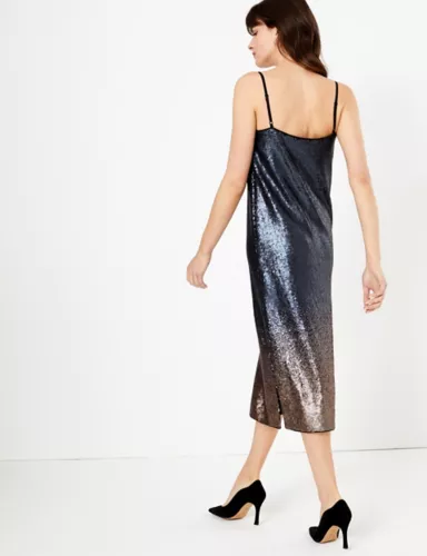 Sparkly Slip Midi Dress 4 of 4
