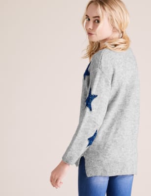 marks and spencer sparkle jumper