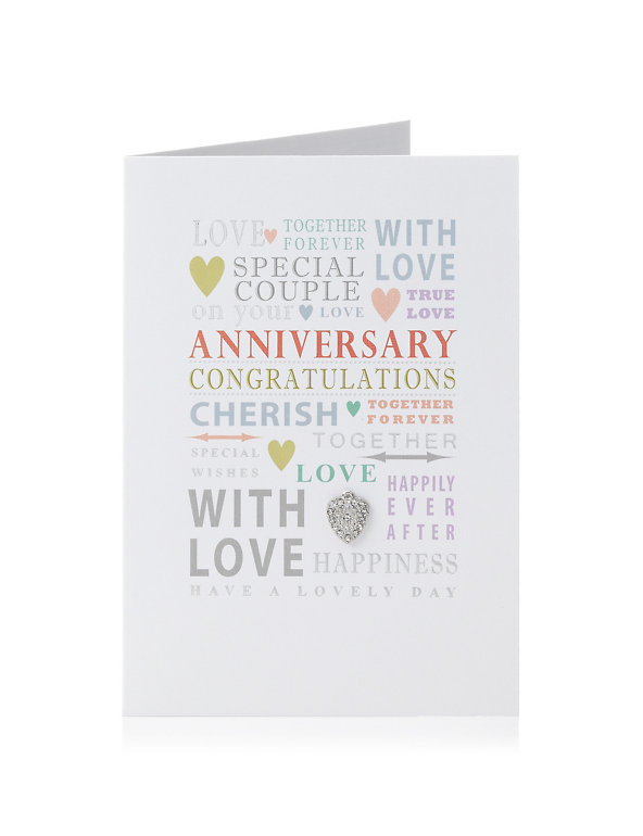 Special Cover Text Anniversary Card Image 1 of 2