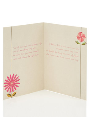 Special Friend Floral Birthday Greetings Card Image 2 of 3