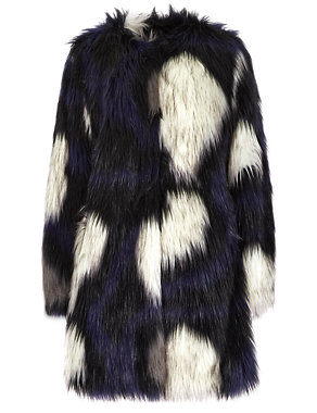 Speziale Faux Fur Overcoat Image 2 of 4