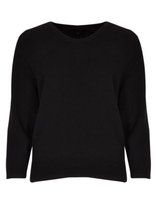 Speziale Pure Cashmere Pointelle Cropped Jumper Image 2 of 4