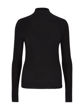 Speziale Pure Cashmere Ribbed Jumper Image 2 of 4