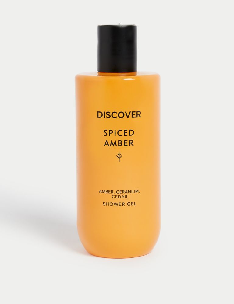 Spiced Amber Shower Gel 300ml 1 of 2