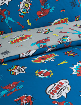 Spider-Man™ Comic Cotton Blend Bedding Set, M&S Collection