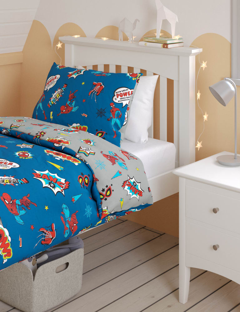 Full size spiderman comforter set hot sale