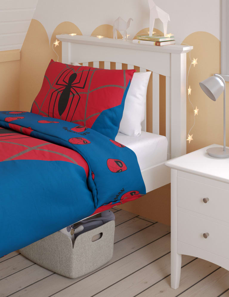 Spiderman cot bed set hotsell