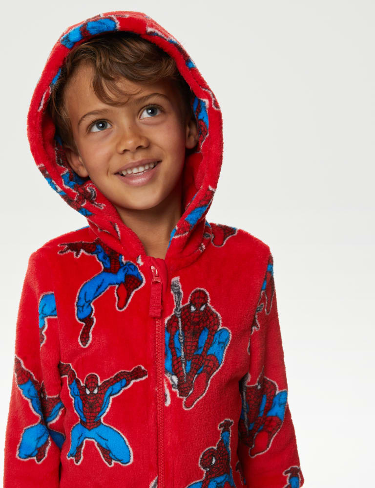 Spider-Man™ Fleece Onesie (2-8 Yrs) 3 of 5