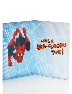 Spider-Man™ Fold Out Birthday Poster Card Image 2 of 3