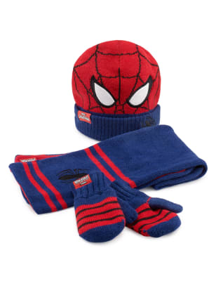 spiderman scarf and gloves