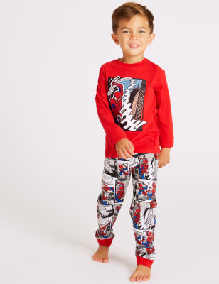 Jim Jams Boys SpiderMan Long Pyjamas Pjs Sizes 3 to 10 Years Clothing