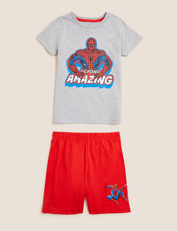 Spiderman "Amazing" Jungen Shortie Pyjamas 