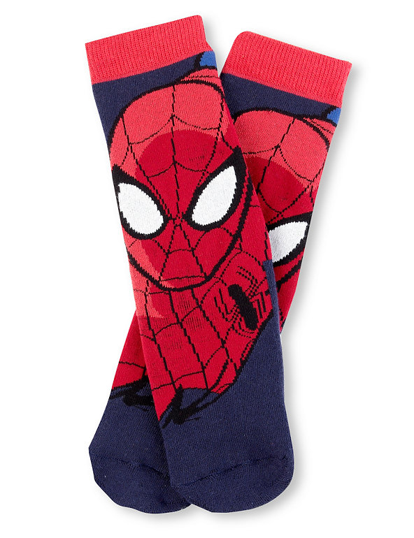 Spider-Man™ Terry Slipper Socks Image 1 of 1