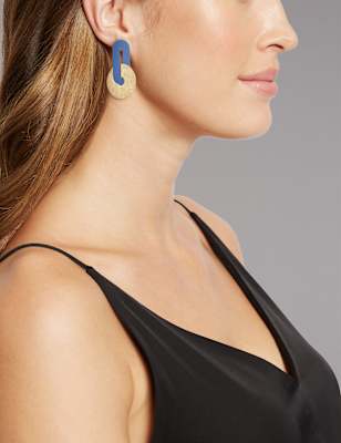 Spinning Link Drop Earrings Image 1 of 2