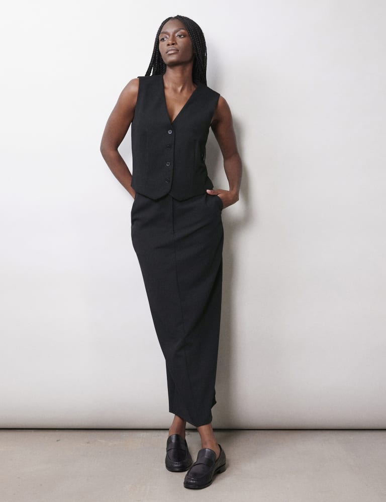 Split Back Maxi Pencil Skirt 5 of 5